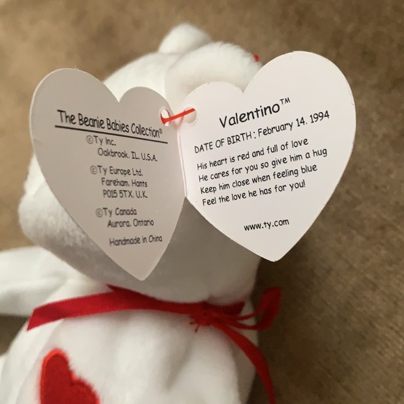 Ty beanie original baby Valentino February 14th 1994 - Picture 5 of 14